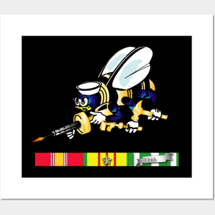 Seabee - Bee Only w VN SVC Posters and Art